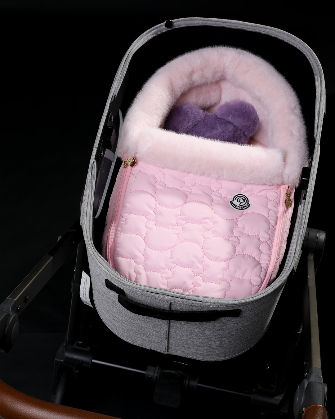 BASSINET Snow Dome - Blusher Pink