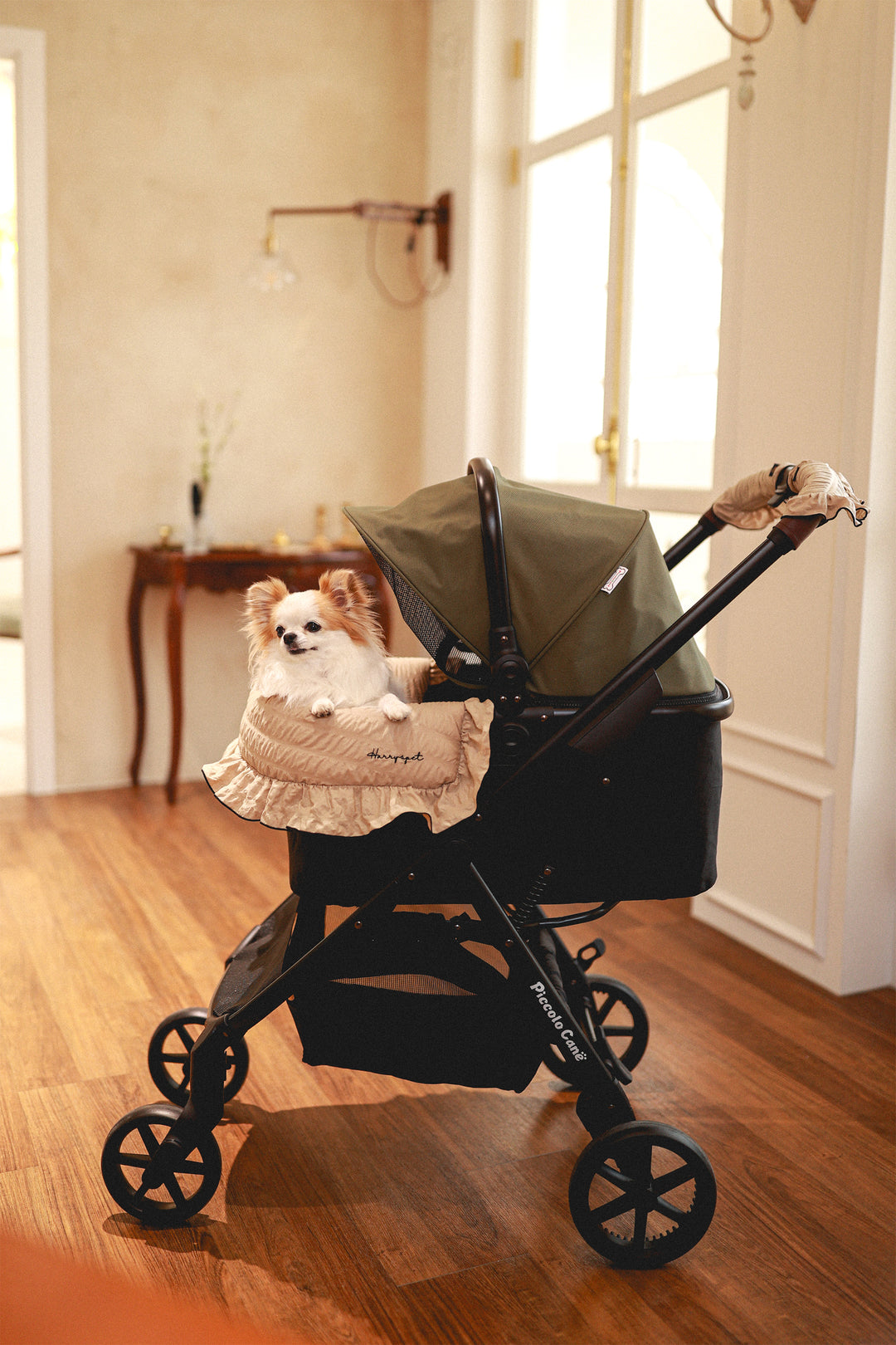 Pet Stroller, ECO - Yellow + Scribble Edition