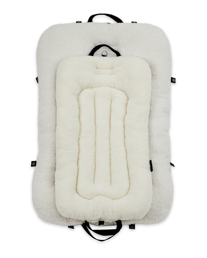 XLarge Dog liner, Scribble - Milk White