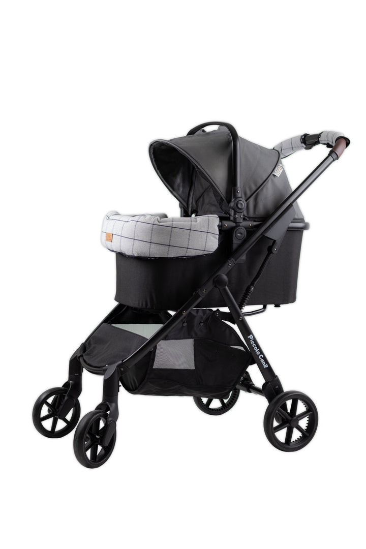 Pet Stroller, ECO - Grey + Basic Edition