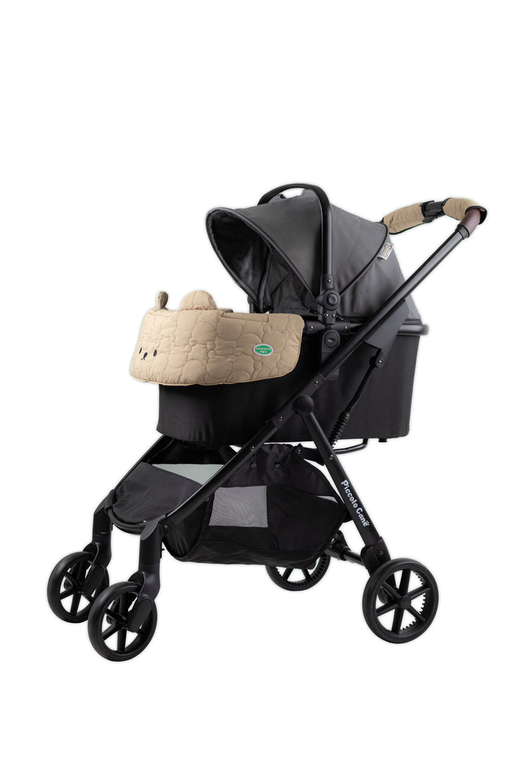 Pet Stroller, ECO - Grey + BerryMore Edition