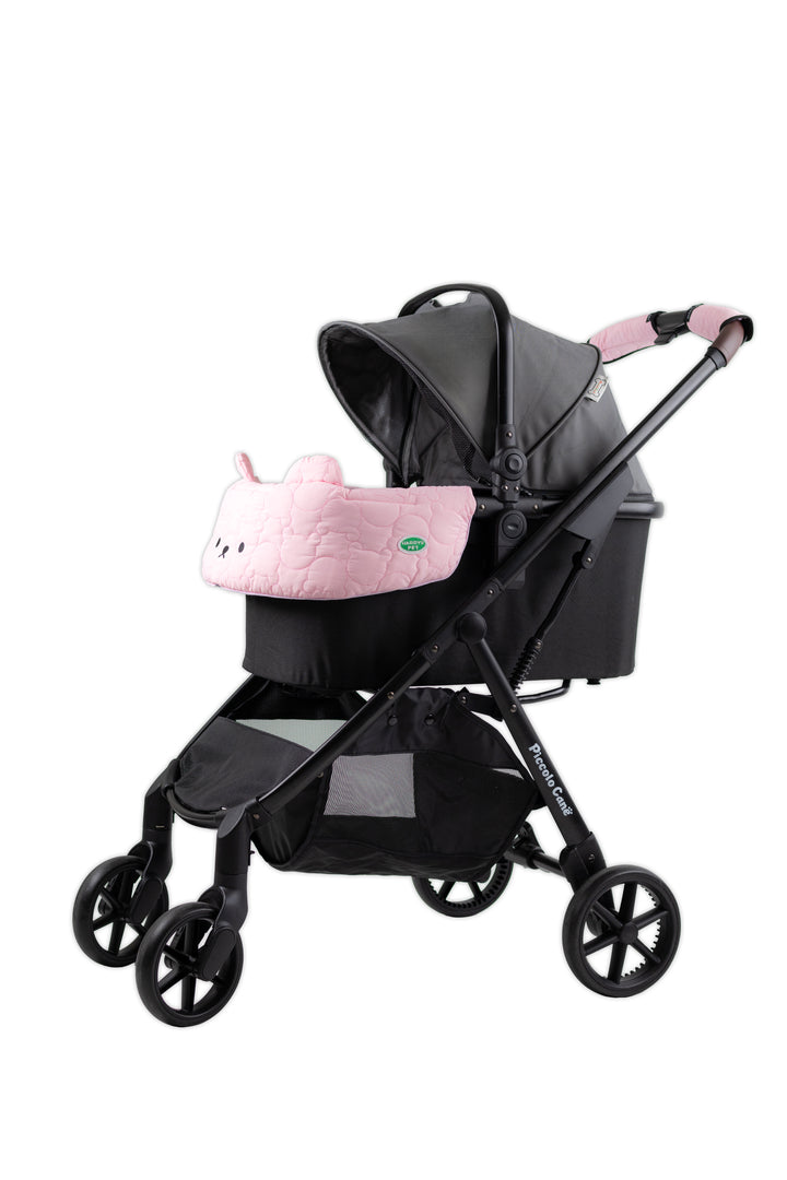 Pet Stroller, ECO - Grey + BerryMore Edition