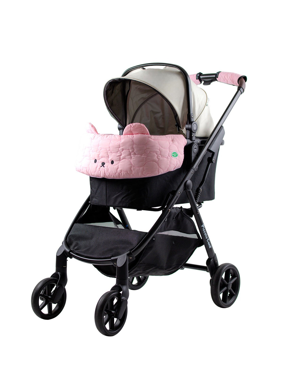 Pet Stroller, ECO - Ivory + BerryMore Edition