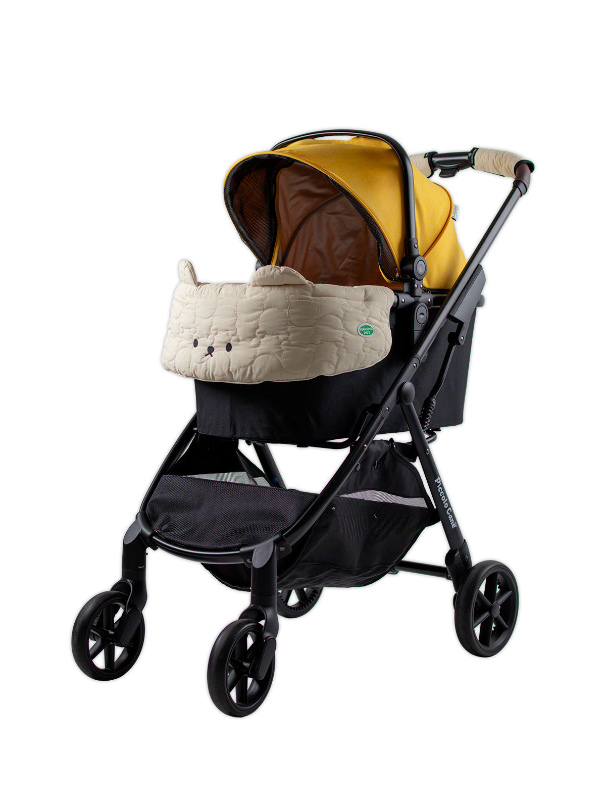 Pet Stroller, ECO - Yellow + BerryMore Edition – HARRYSPET Global