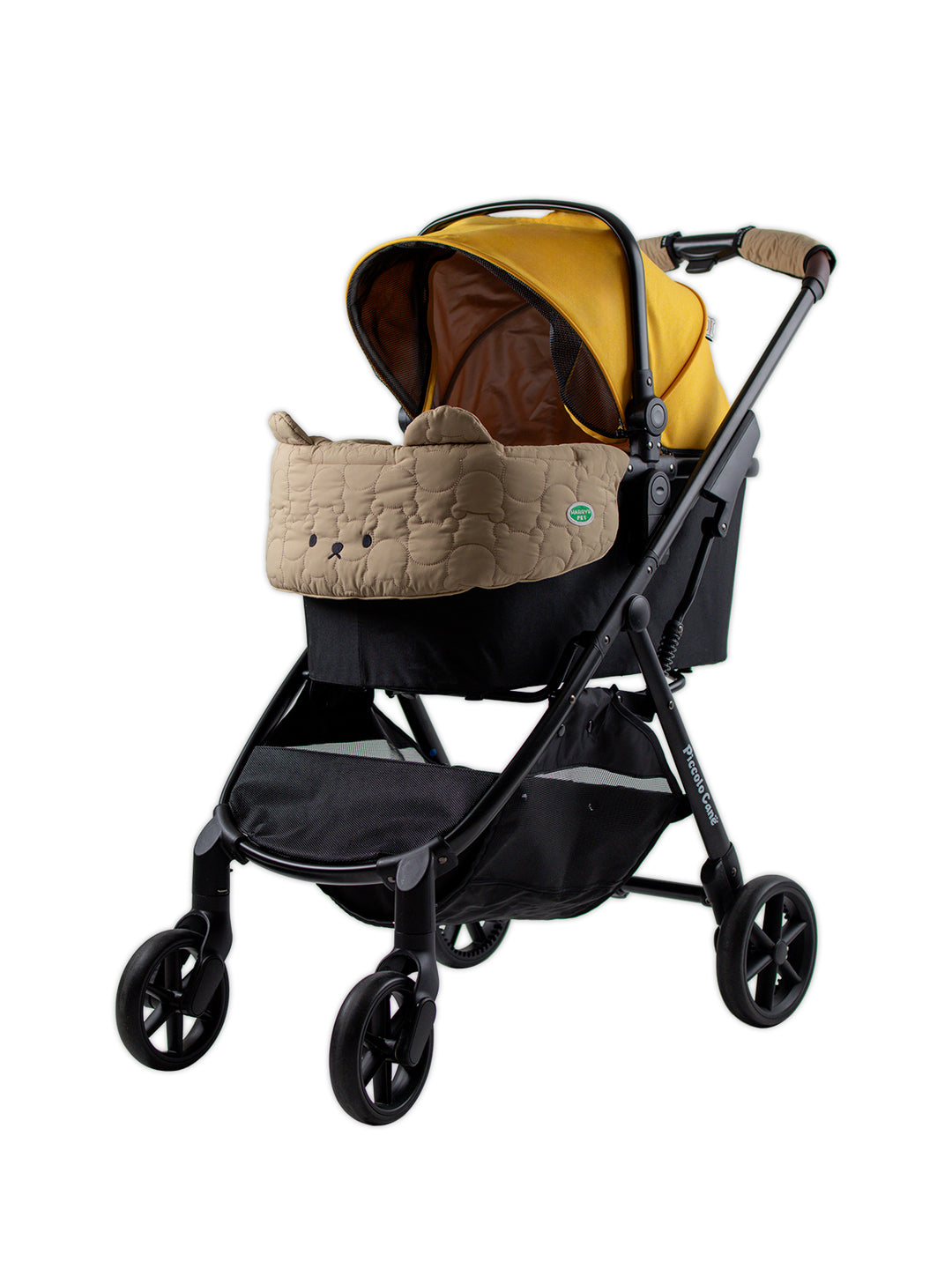 Pet Stroller, ECO - Yellow + BerryMore Edition