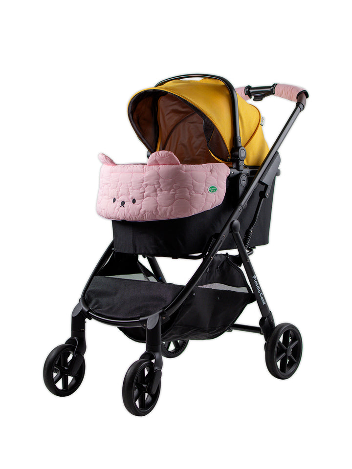 Pet Stroller, ECO - Yellow + BerryMore Edition