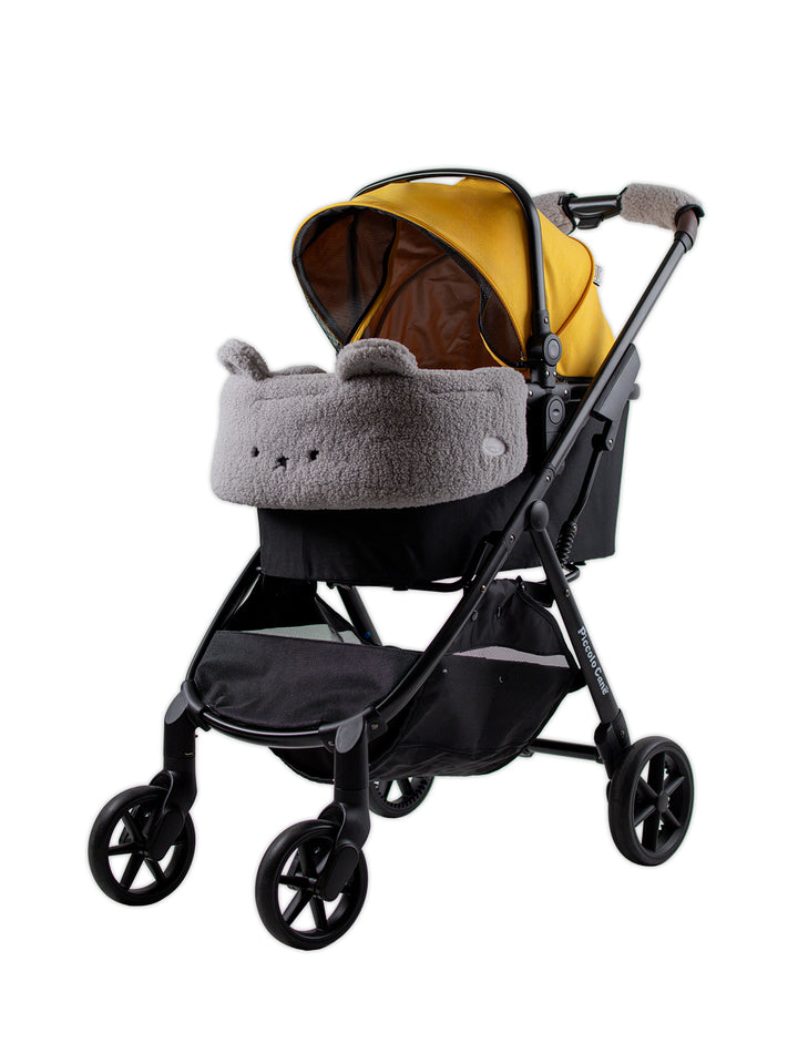 Pet Stroller, ECO - Yellow + Scribble Edition