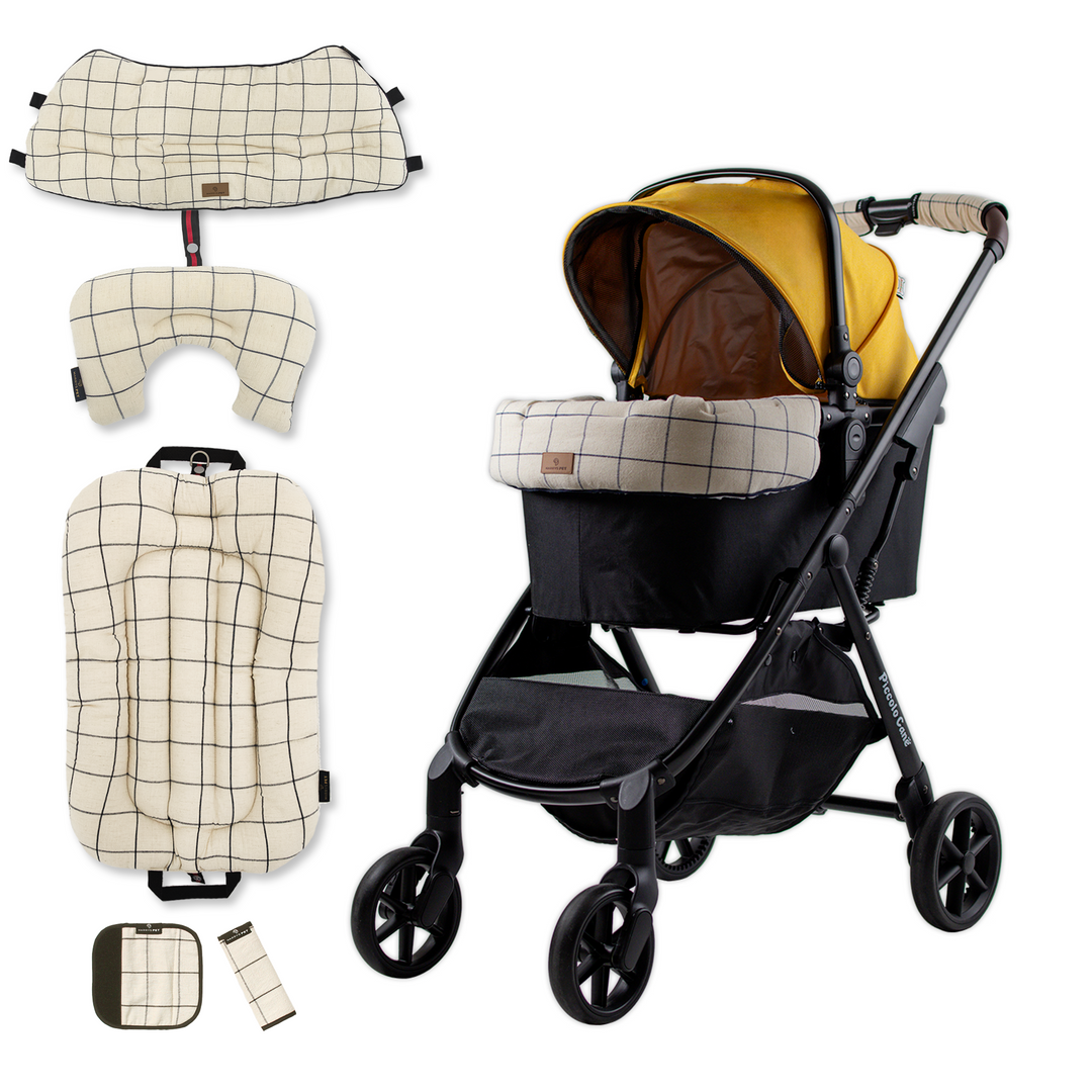 Pet Stroller, ECO - Yellow + Basic Edition