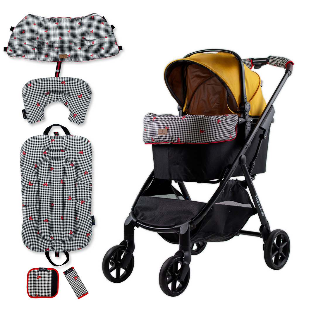 Pet Stroller, ECO - Yellow + Basic Edition