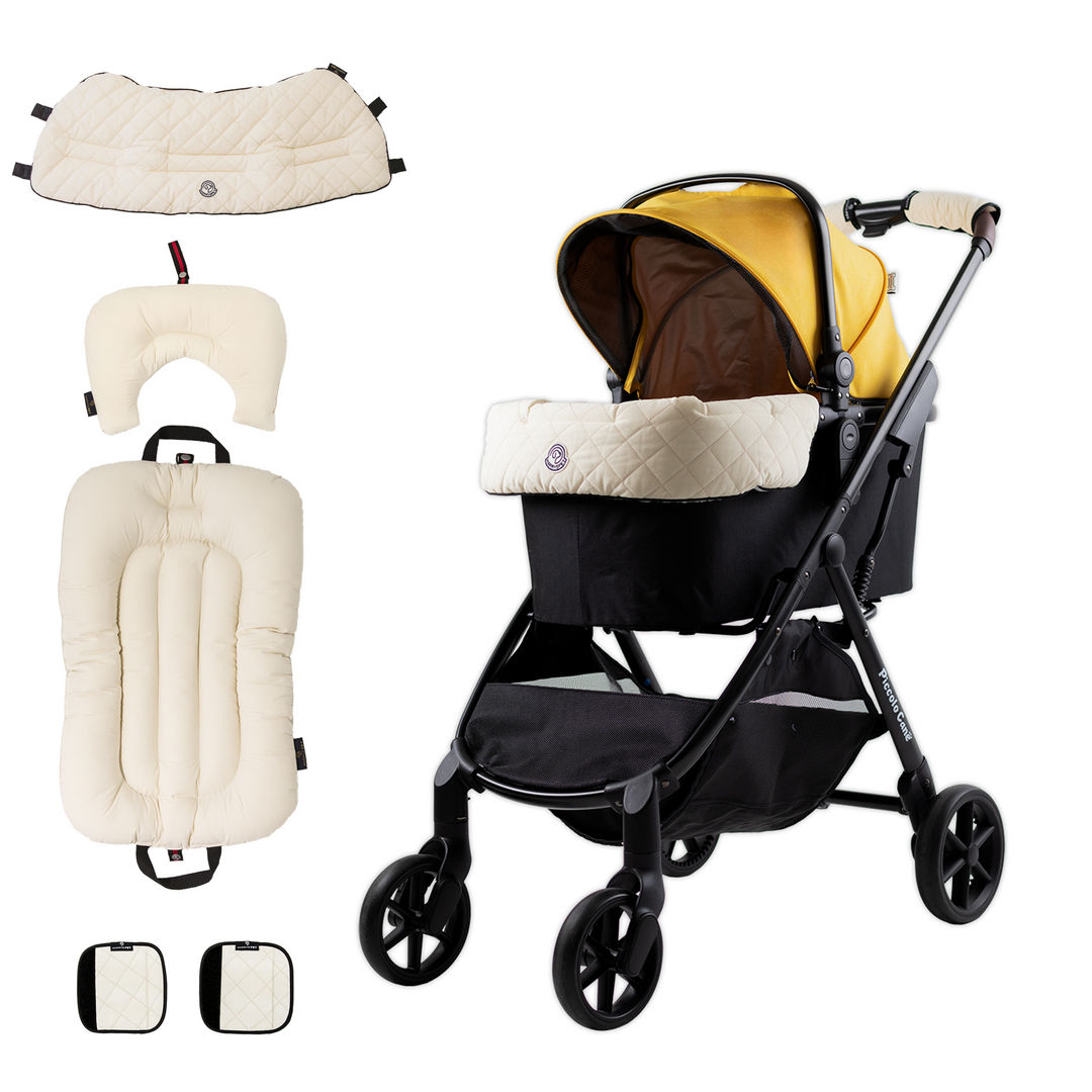 Pet Stroller, ECO - Yellow + Plié Edition