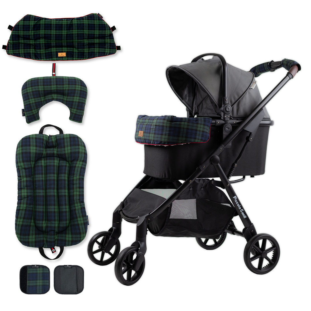 Pet Stroller, ECO - Grey + Basic Edition