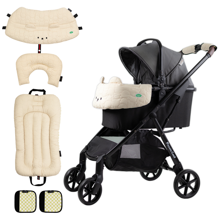 Pet Stroller, ECO - Grey + BerryMore Edition