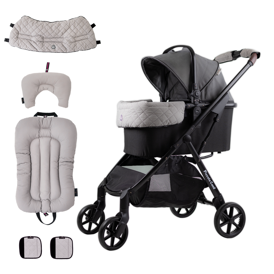 Pet Stroller, ECO - Grey + Plié Edition