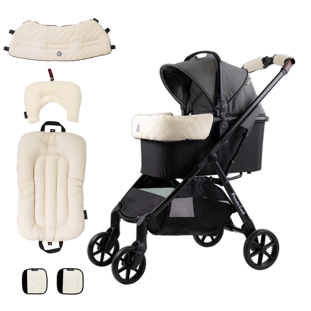 Pet Stroller, ECO - Grey + Plié Edition