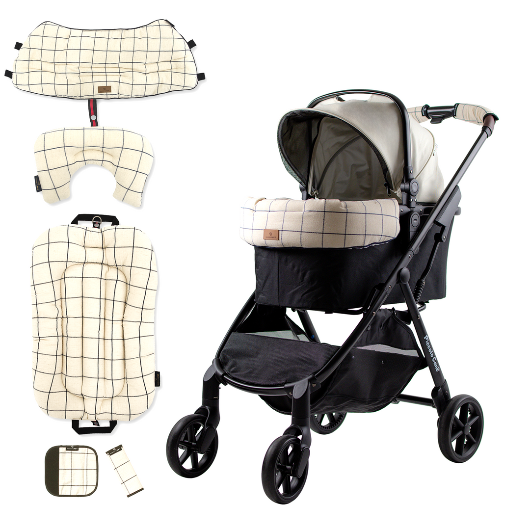 Pet Stroller, ECO - Ivory + Basic Edition