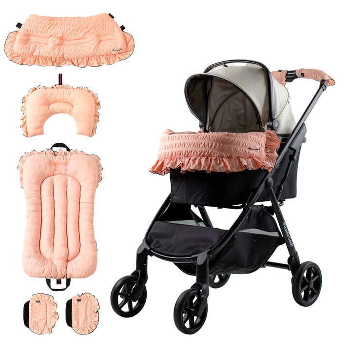 Pet Stroller, ECO - Ivory + Margaret the Lace Edition