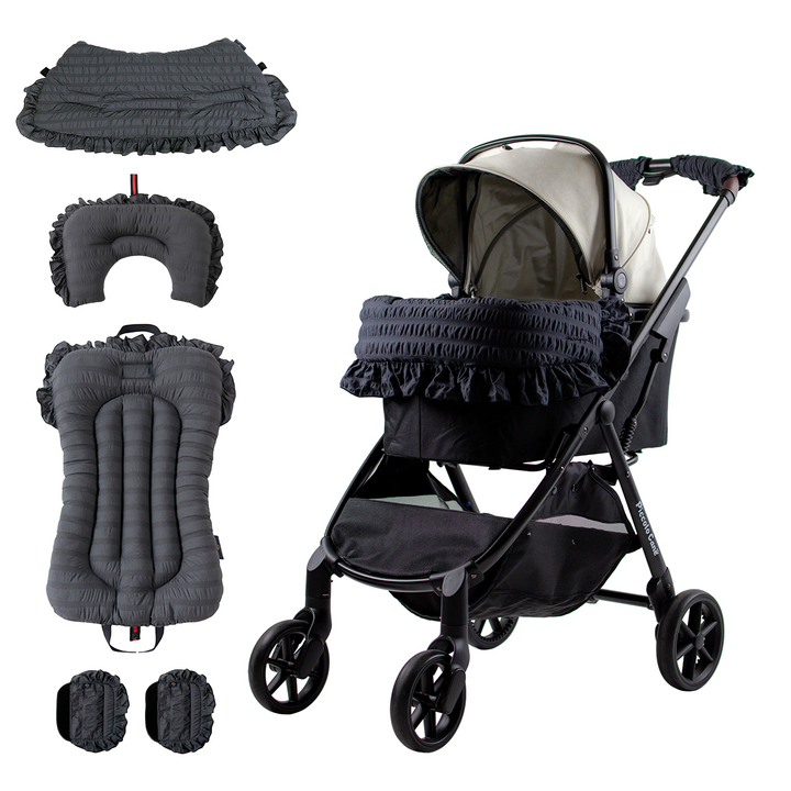 Pet Stroller, ECO - Ivory + Margaret the Lace Edition