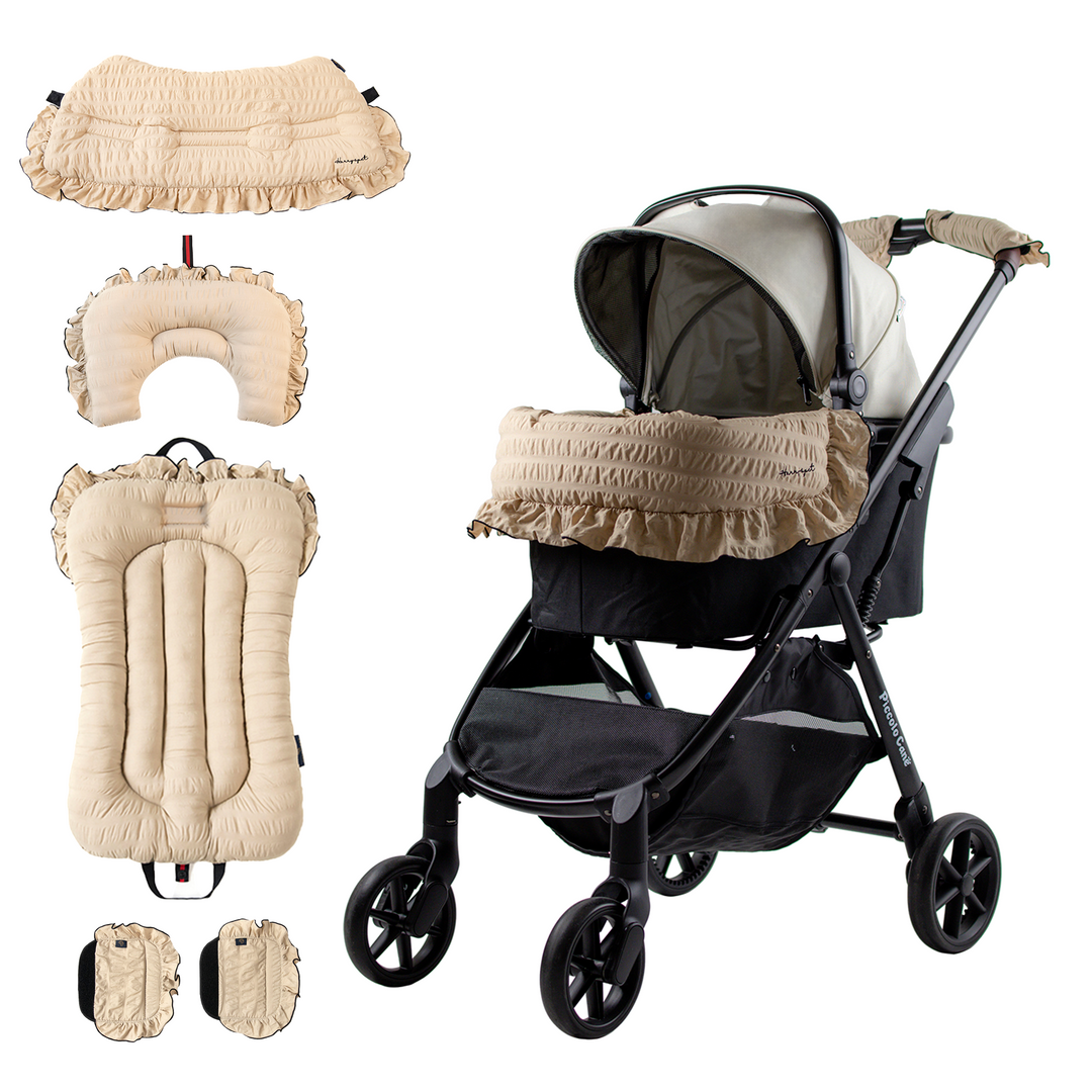 Pet Stroller, ECO - Ivory + Margaret the Lace Edition