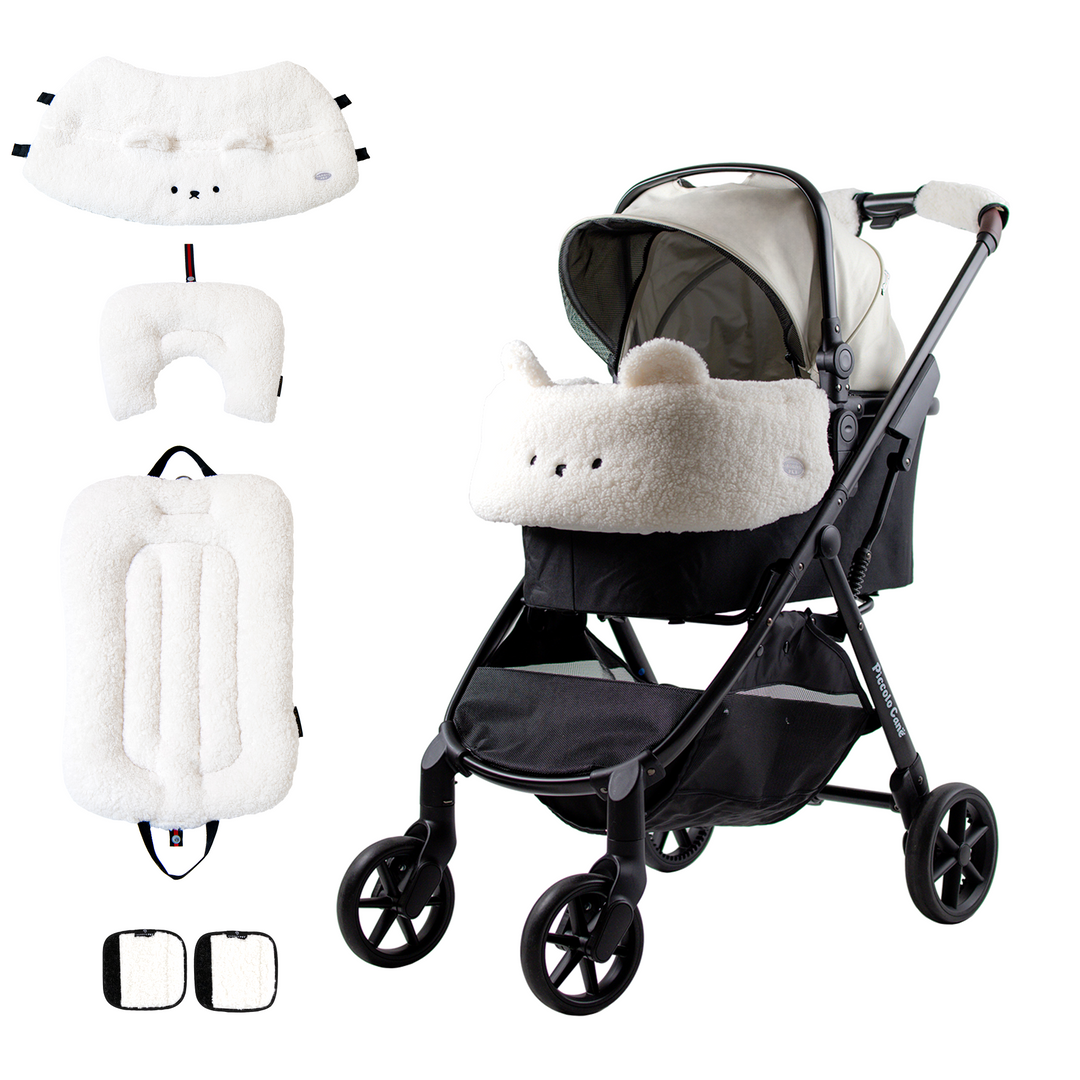 Pet Stroller, ECO - Ivory + Scribble Edition