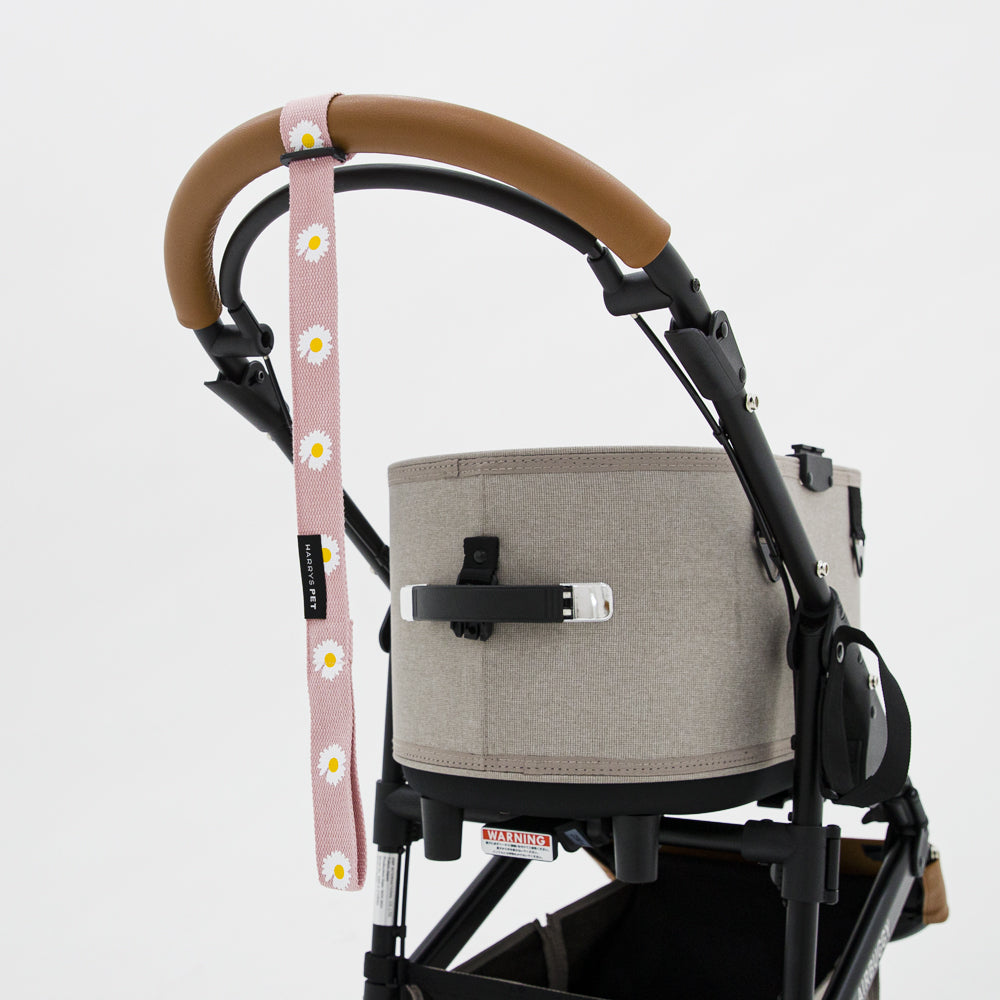 Lasso pet stroller safety strap - Flower edition